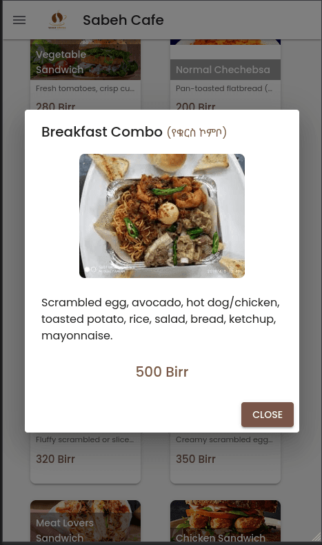 Sabeh Cafe screenshot 3