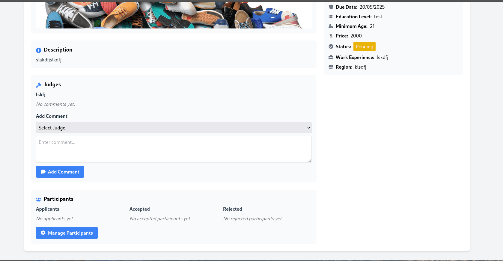 Tegbar Skills Dashboard screenshot 2